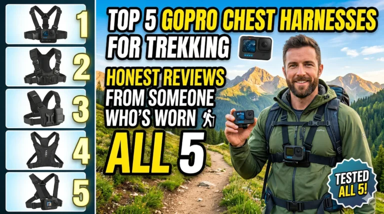 Top 5 GoPro Chest Harnesses for Trekking